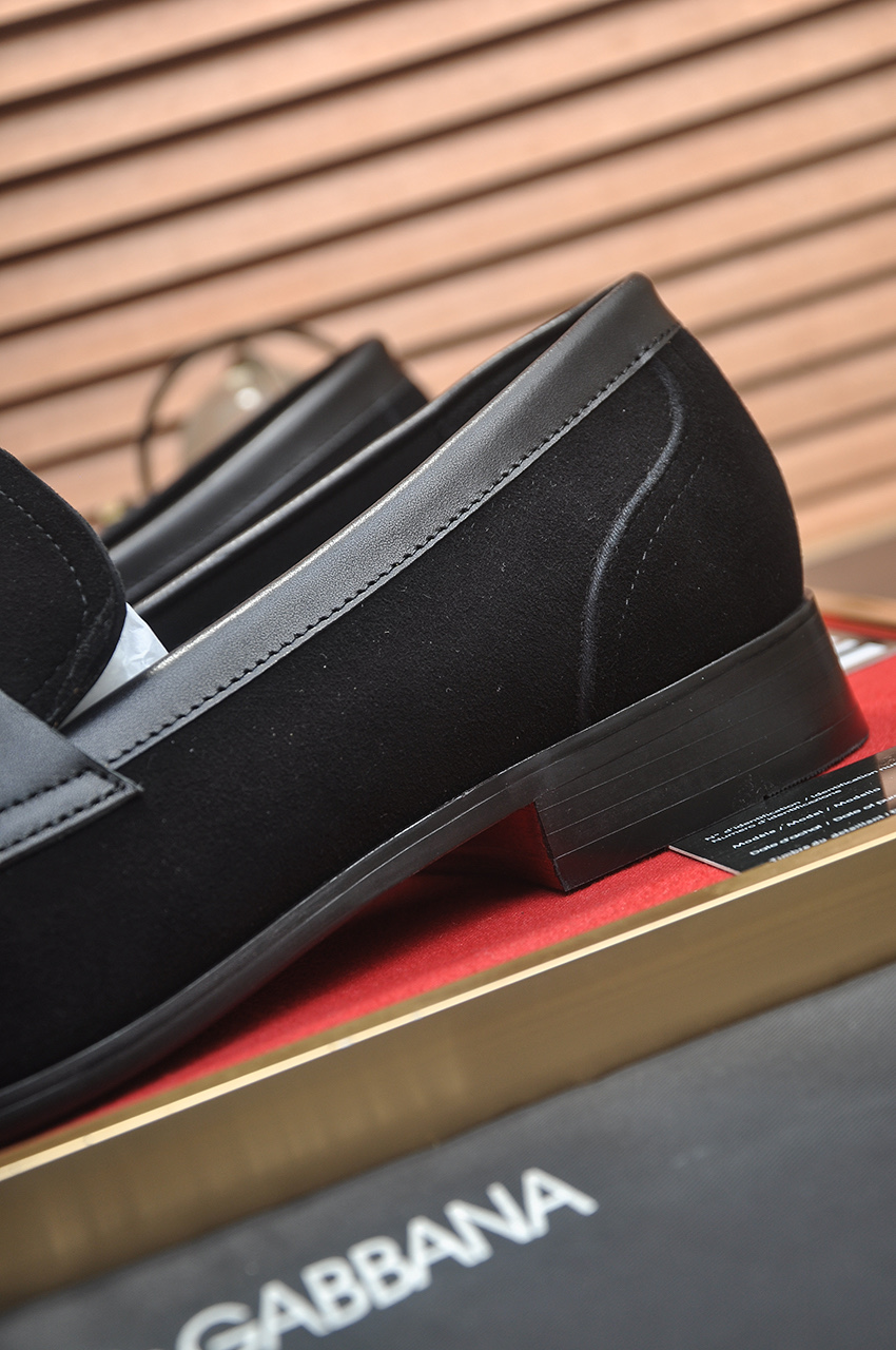 D&G men's leather shoes-21