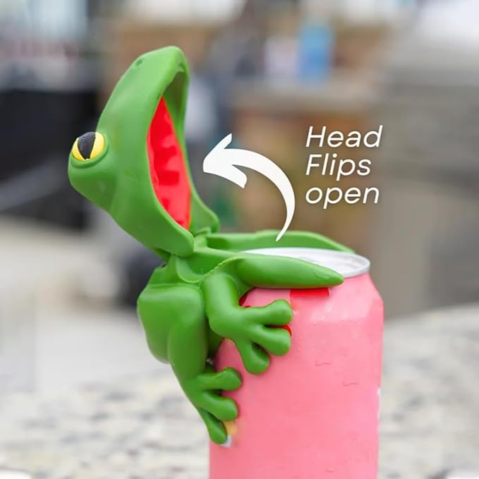 Frog Can Cover,Lily Pad Cupholder