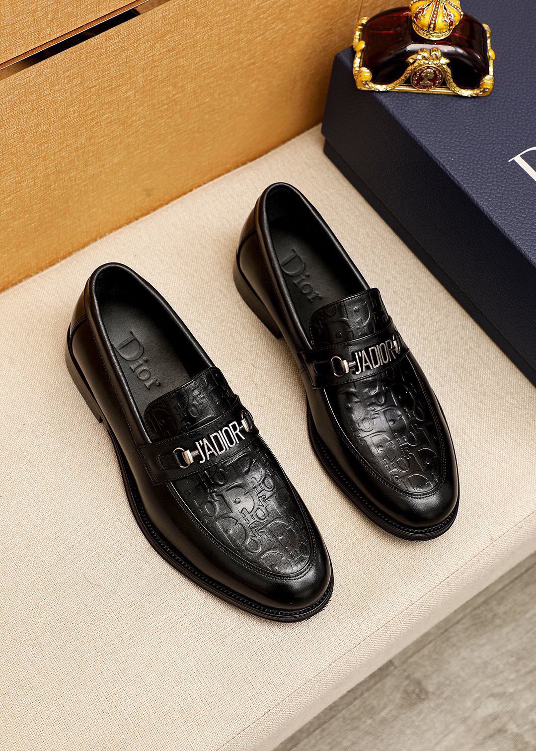 Dior men's leather shoes-52