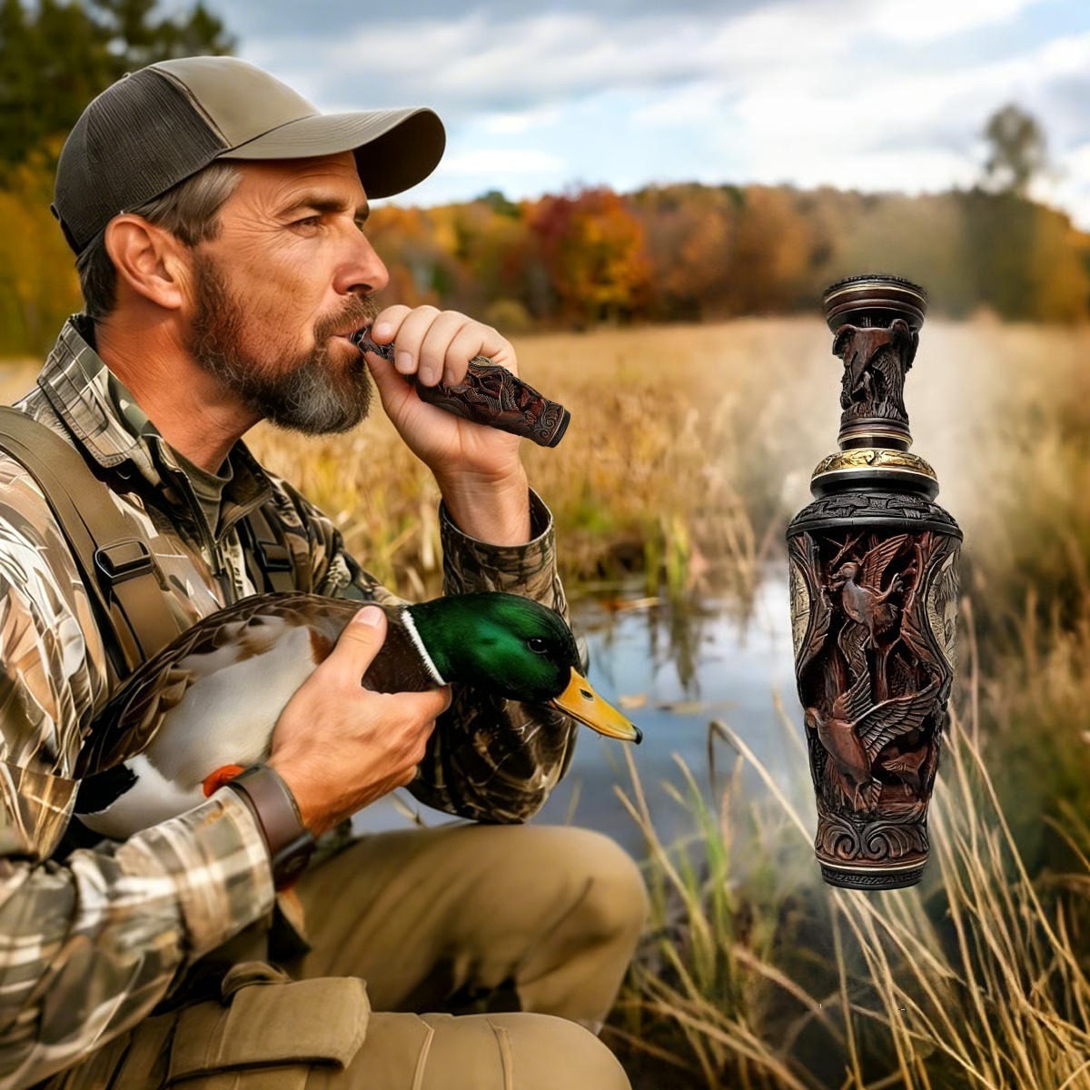 🔥Last Day 50% OFF🦆The Handmade Hunter’s Legacy Duck Call✨