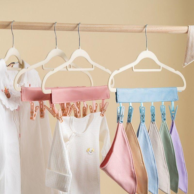 Portable Travel Laundry Drying Clothespins Clips for Drip-dry and Airing-out