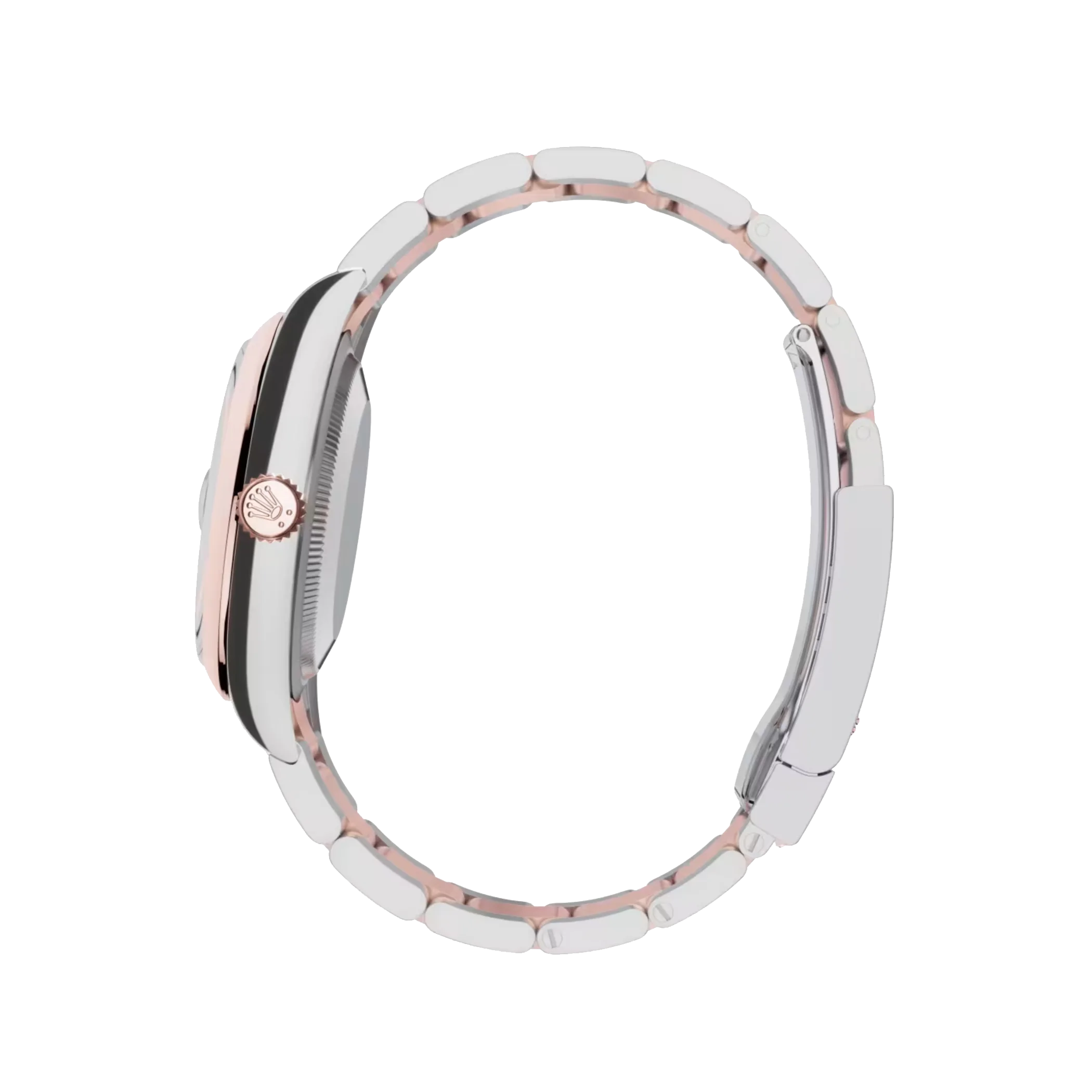 Datejust: Oystersteel and Everose gold, chocolate, m126201-0044