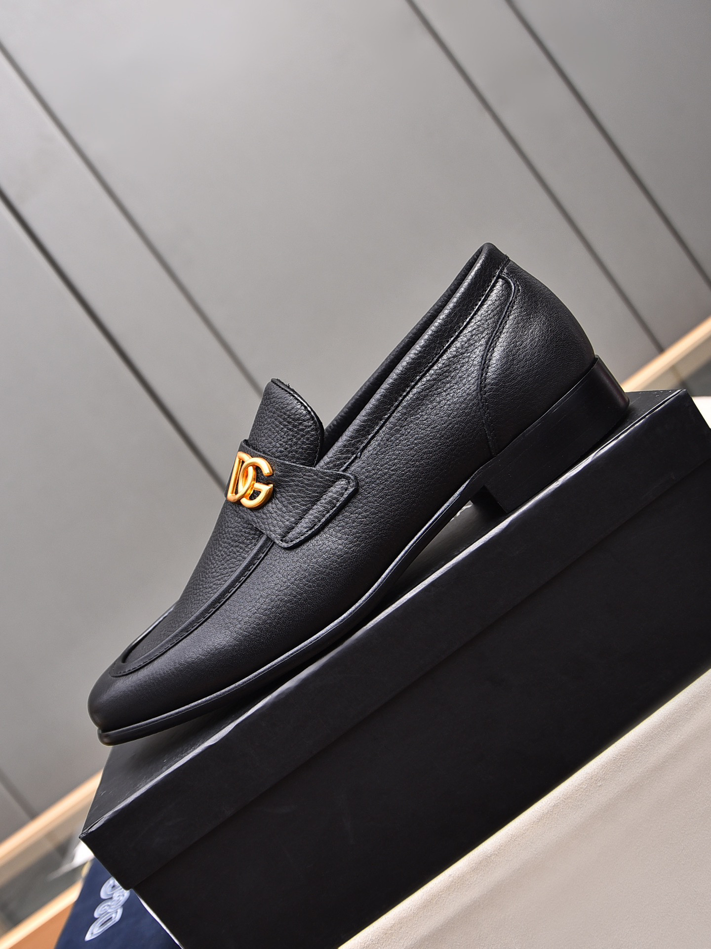 D&G men's leather shoes-63