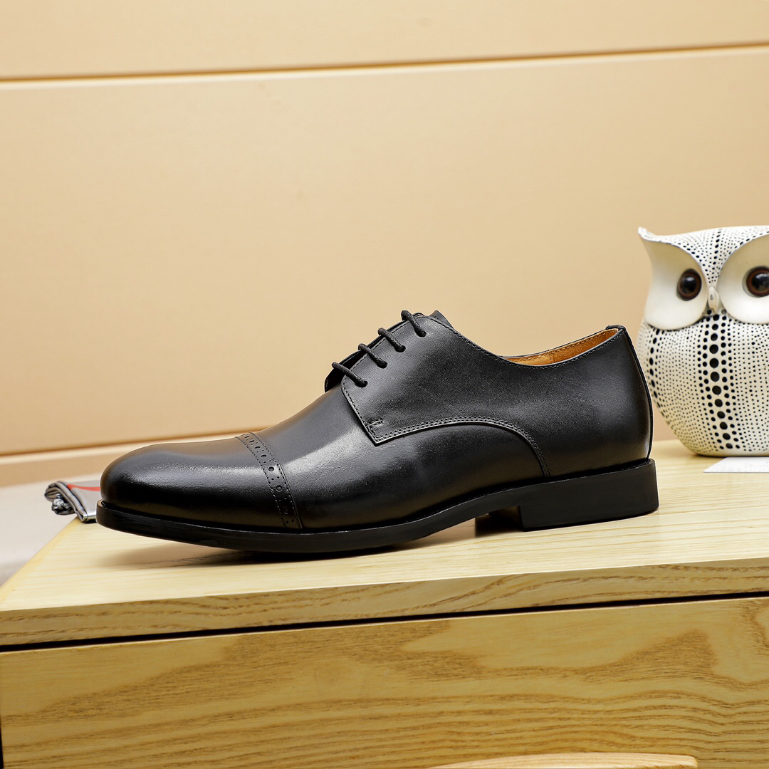 Prada men's leather shoes-77