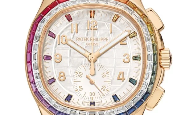 Aquanaut 7968/300R-001 Luce Rainbow chronograph. 39.9 mm,Rose gold