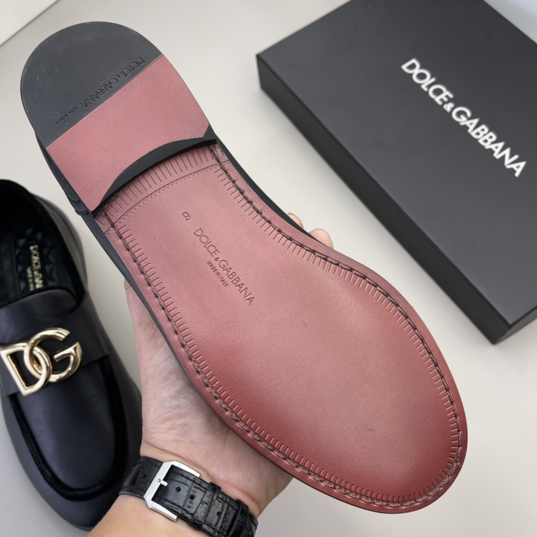 D&G men's leather shoes-45