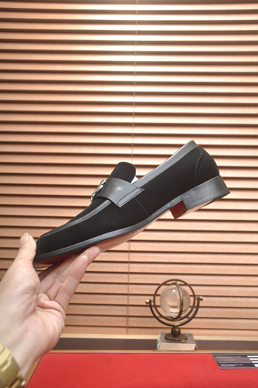 D&G men's leather shoes-21