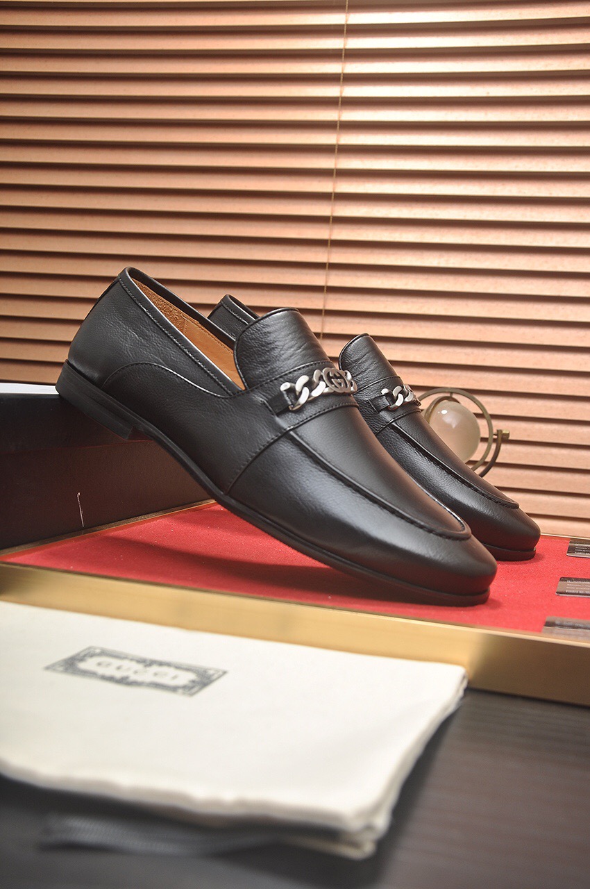 Prada men's leather shoes-23
