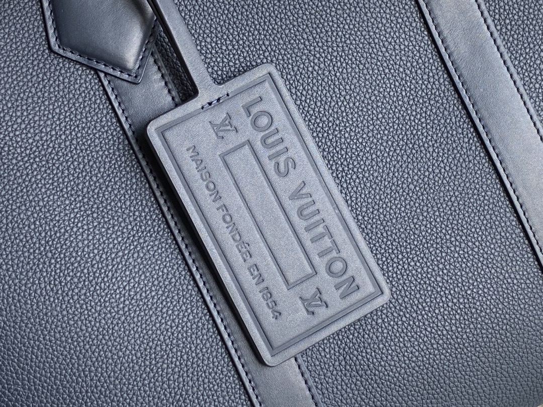 Louis Vuitton M21440 TAKEOFF BRIEFCASE LV Aerogram Cowhide Leather Navy Blue
