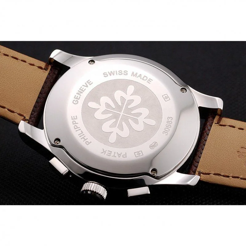 Chronograph Dial White 43 mm, Stainless Steel