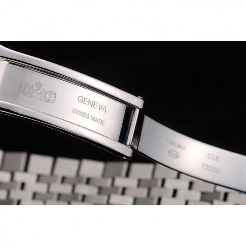 DayDate Diamond Plated Stainless Steel Bracelet Diamond Plated Dial 41985