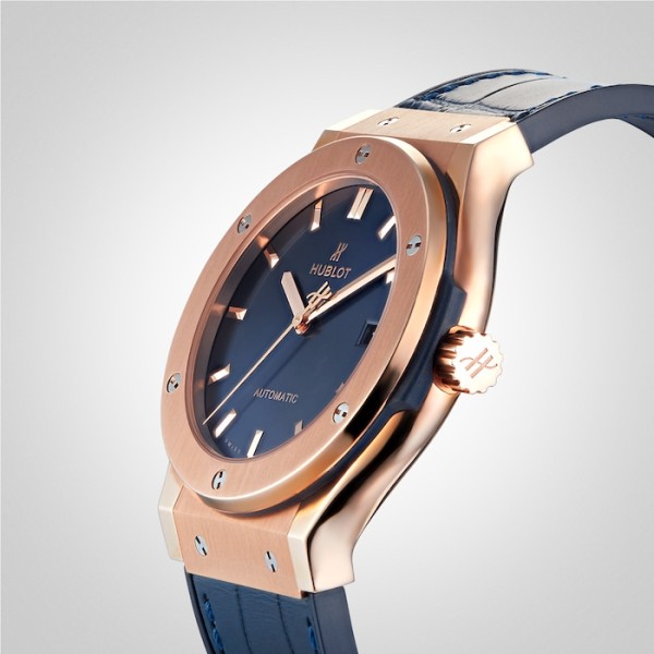 Classic Fusion Men Automatic Blue Leather Watch 511.OX.7180.LR