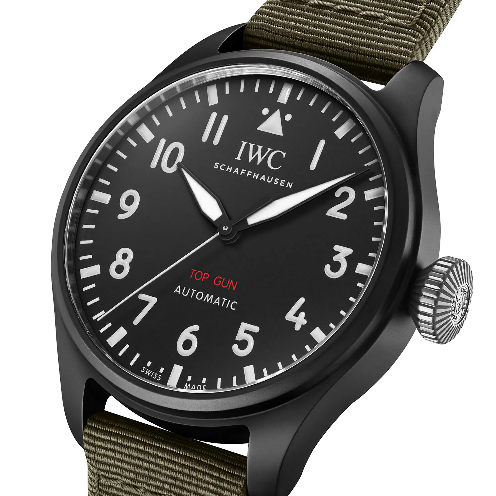 Schaffhausen big Pilots watch 43 top gun iw329801