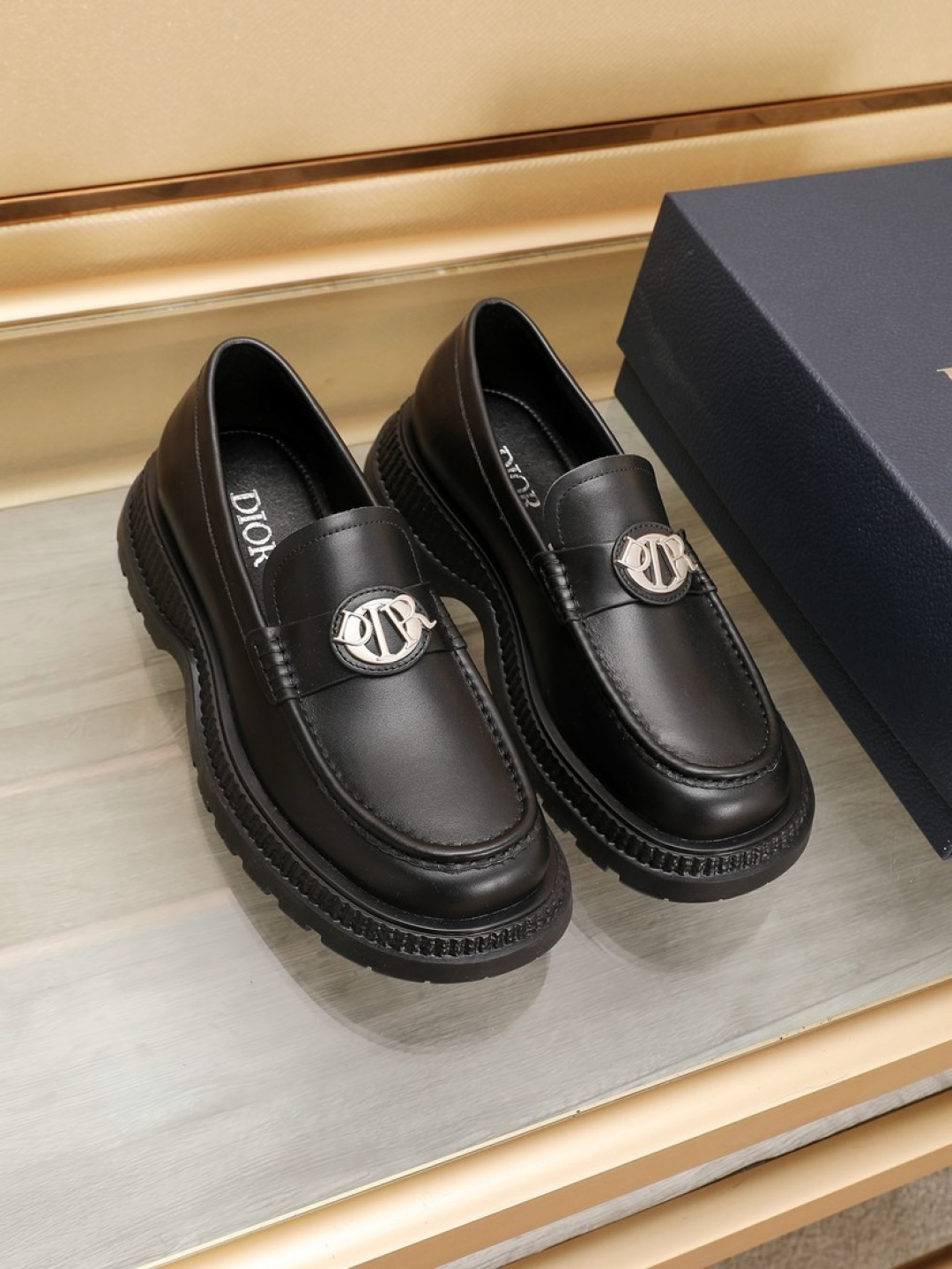 Dior men's leather shoes-34