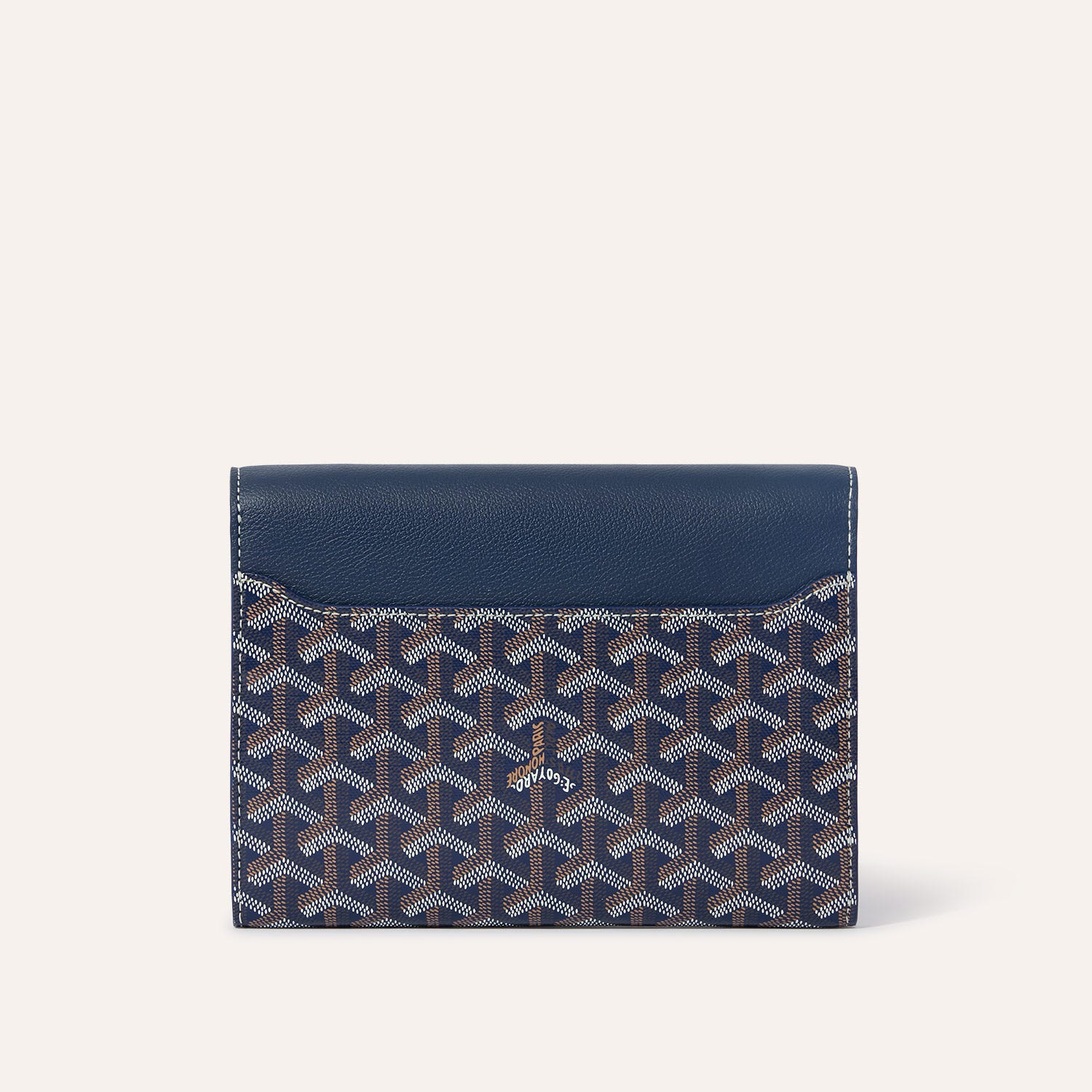 Chypre Wallet-Pouch Stripes and Initials