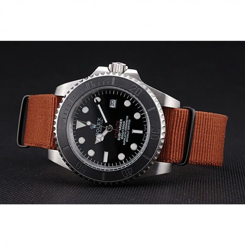 Submariner STEALTH MK III Brown Fabric Band rl425 621387