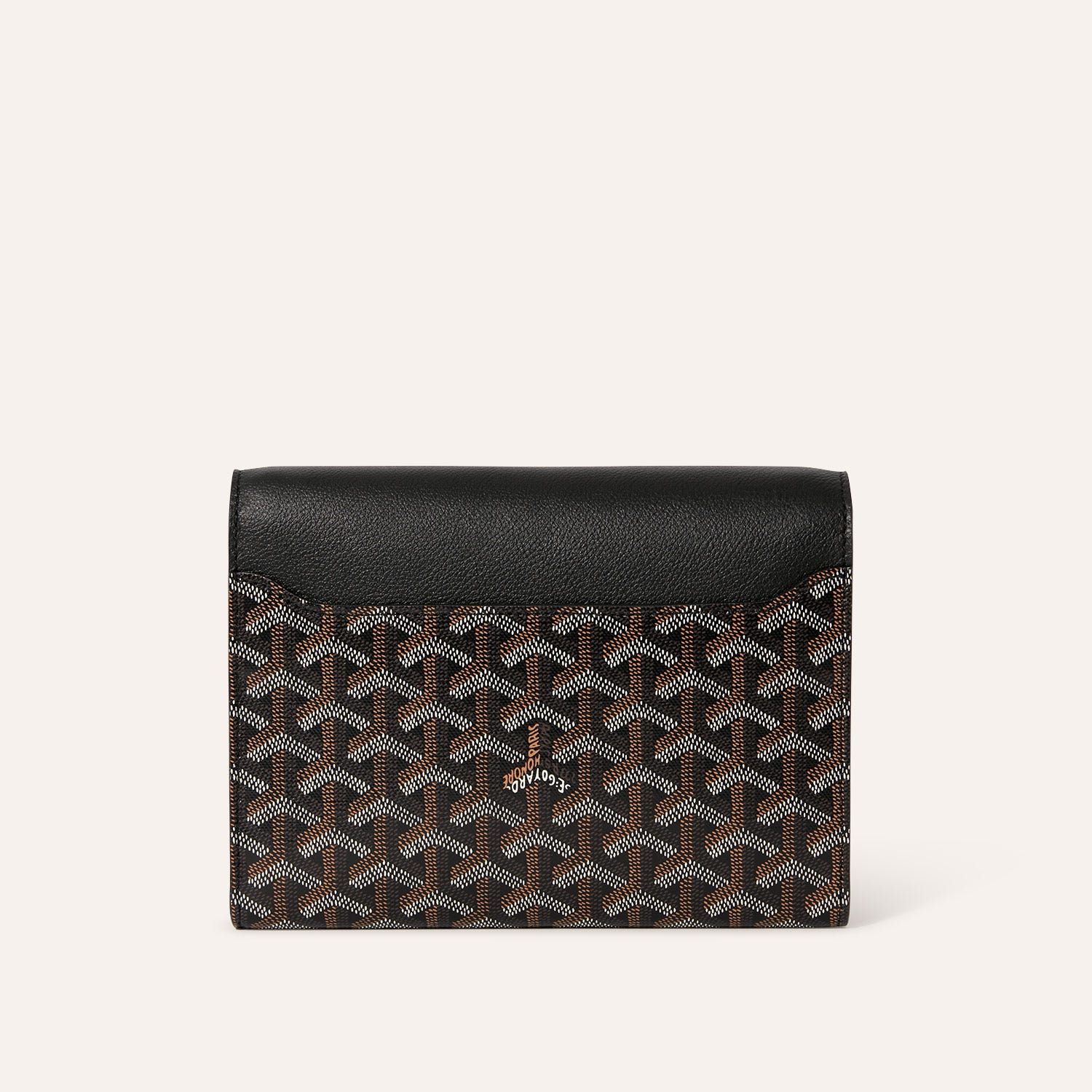 Chypre Wallet-Pouch Stripes and Initials