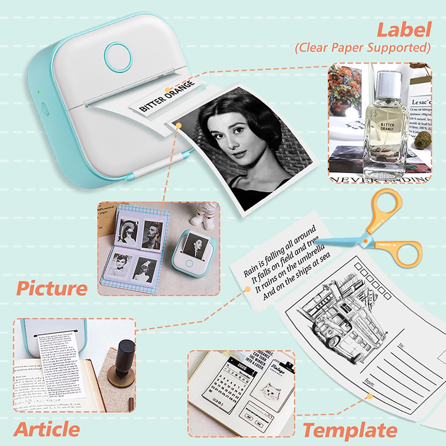 Memoking Print Pods Mini Printer