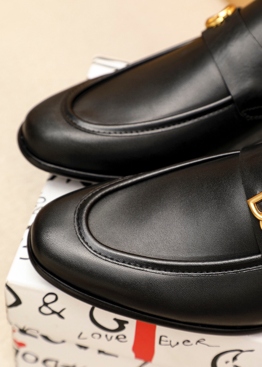 D&G men's leather shoes-47