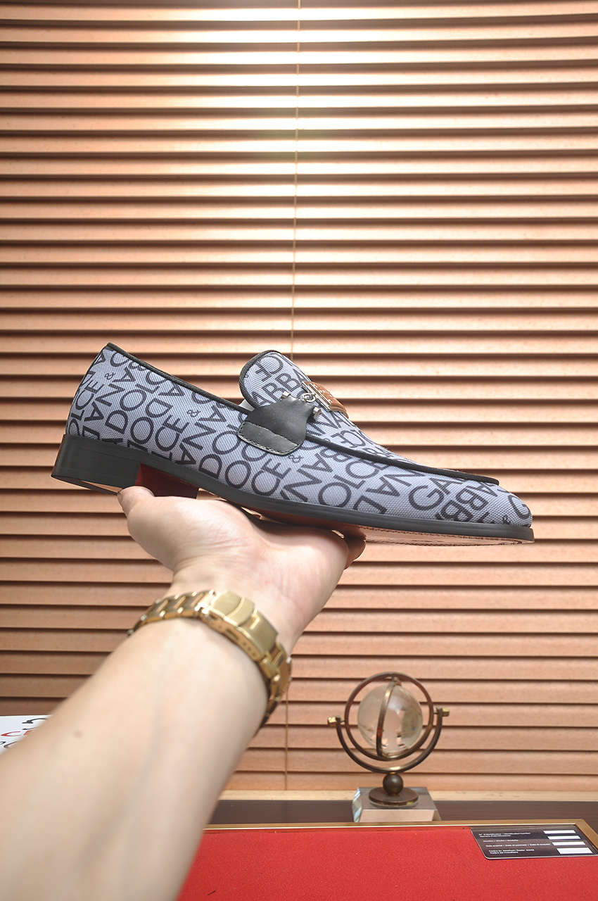D&G men's leather shoes-44