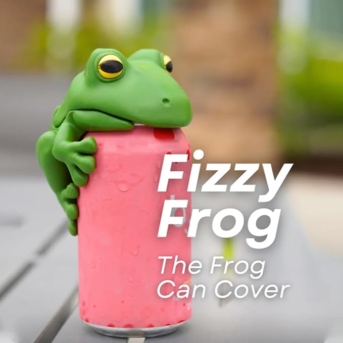 Frog Can Cover,Lily Pad Cupholder