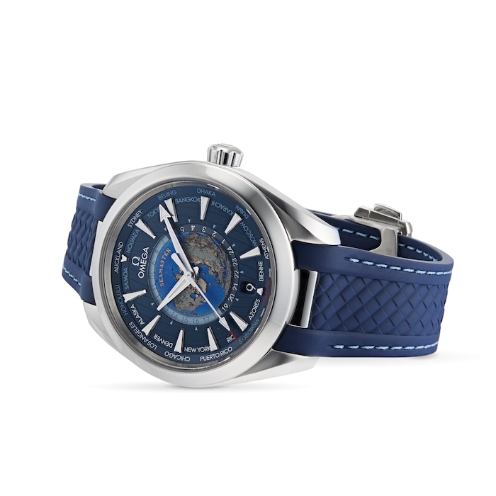 Aqua Terra 150M CoAxial Master Chronometer GMT Worldtimer 43mm