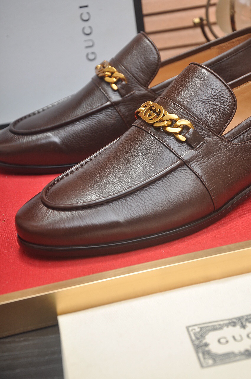 Prada men's leather shoes-24