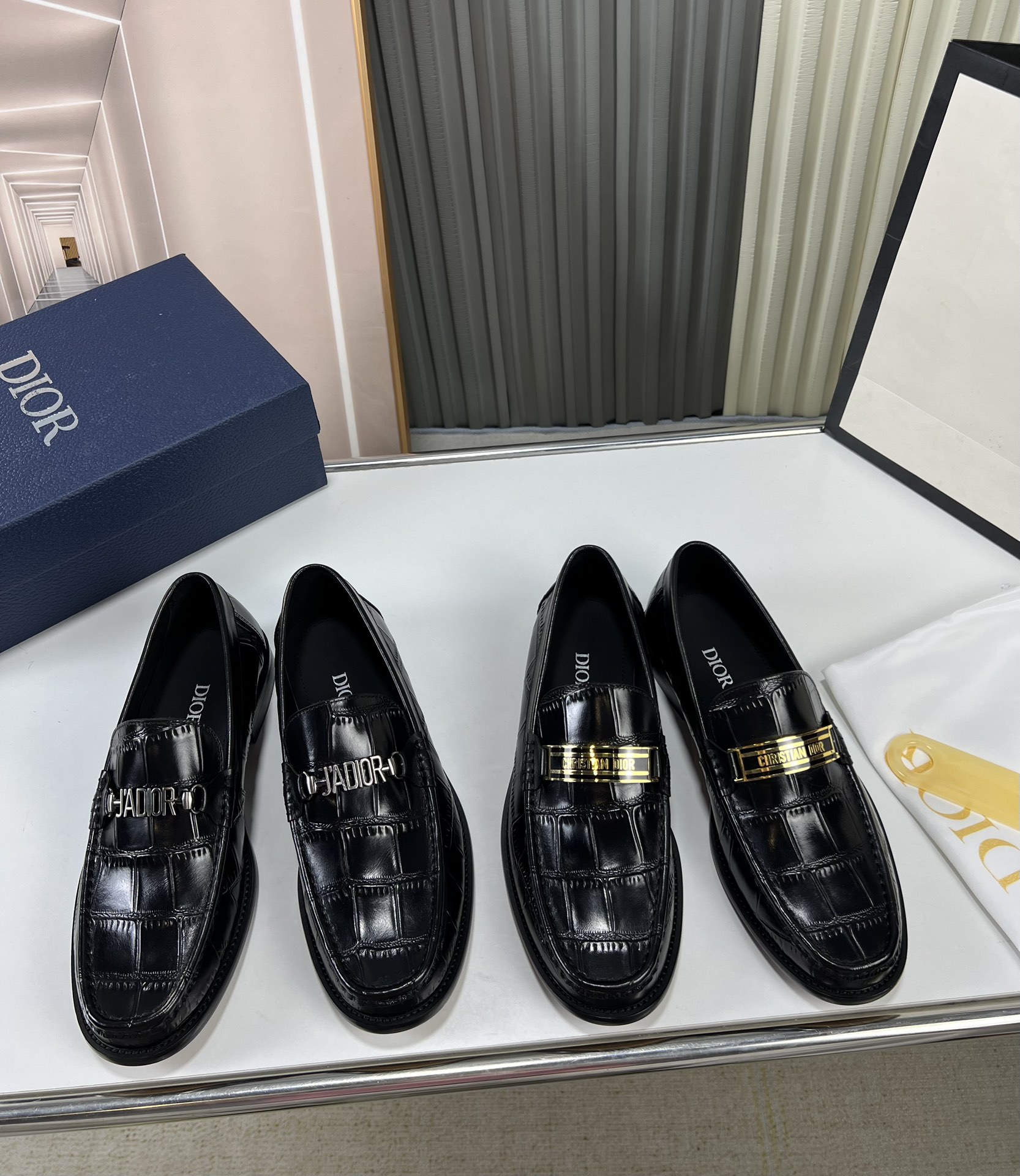 Dior men's leather shoes-42
