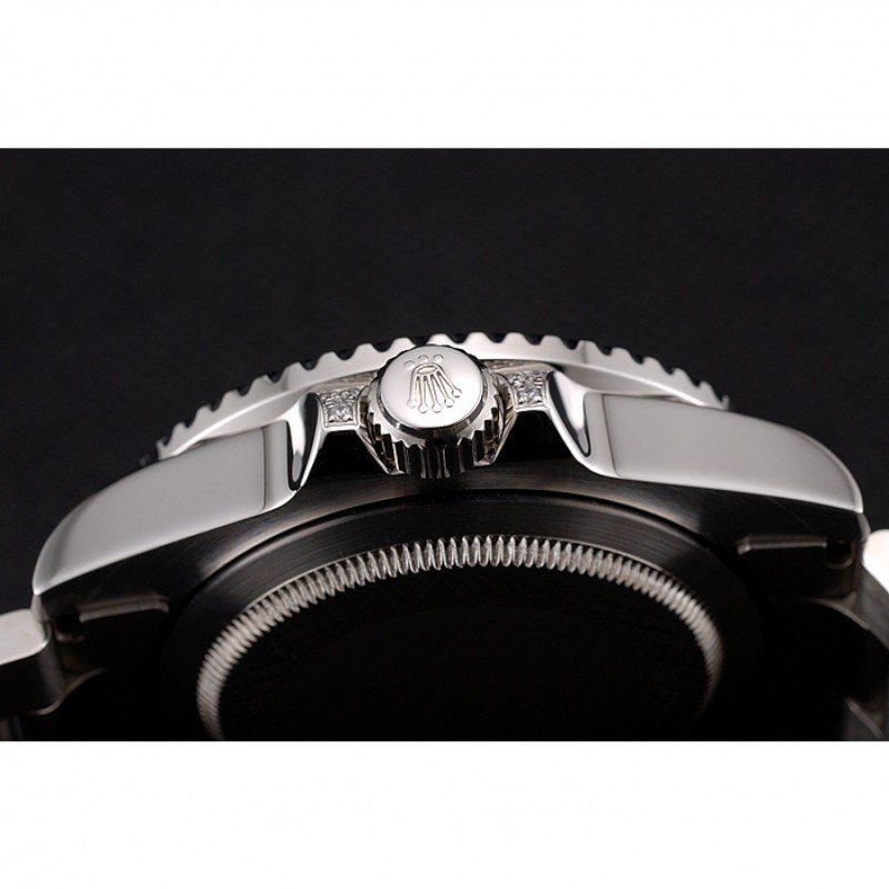 Swiss GMT Master II Black Dial Stone Set Bezel Stainless Steel Case And Bracelet 1453747