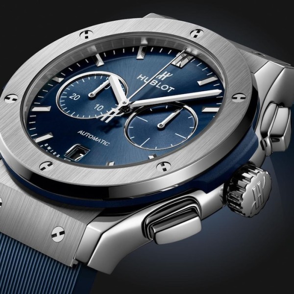 Classic Fusion Men Automatic Blue Rubber Watch 541.NX.7170.RX