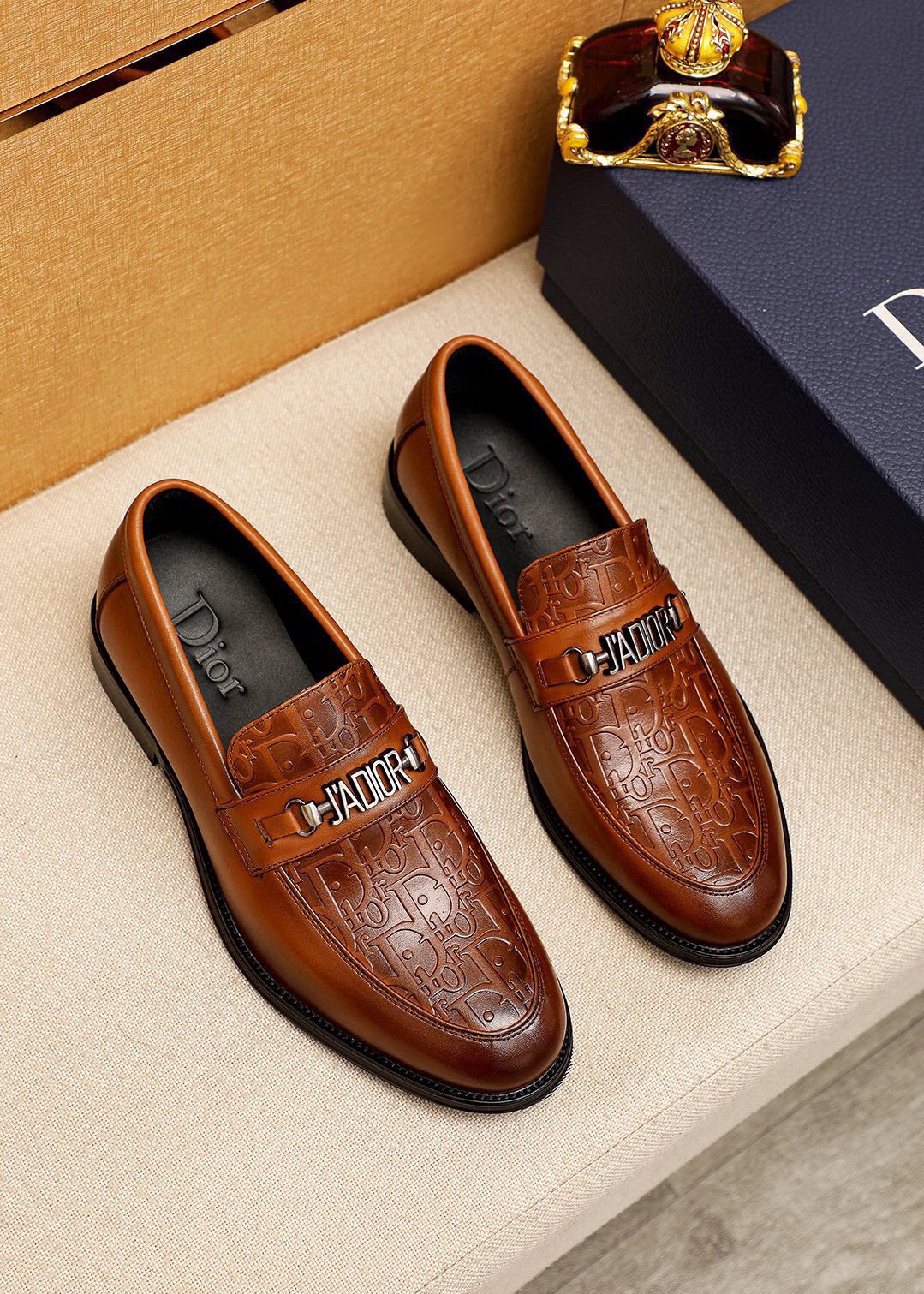 Dior men's leather shoes-51