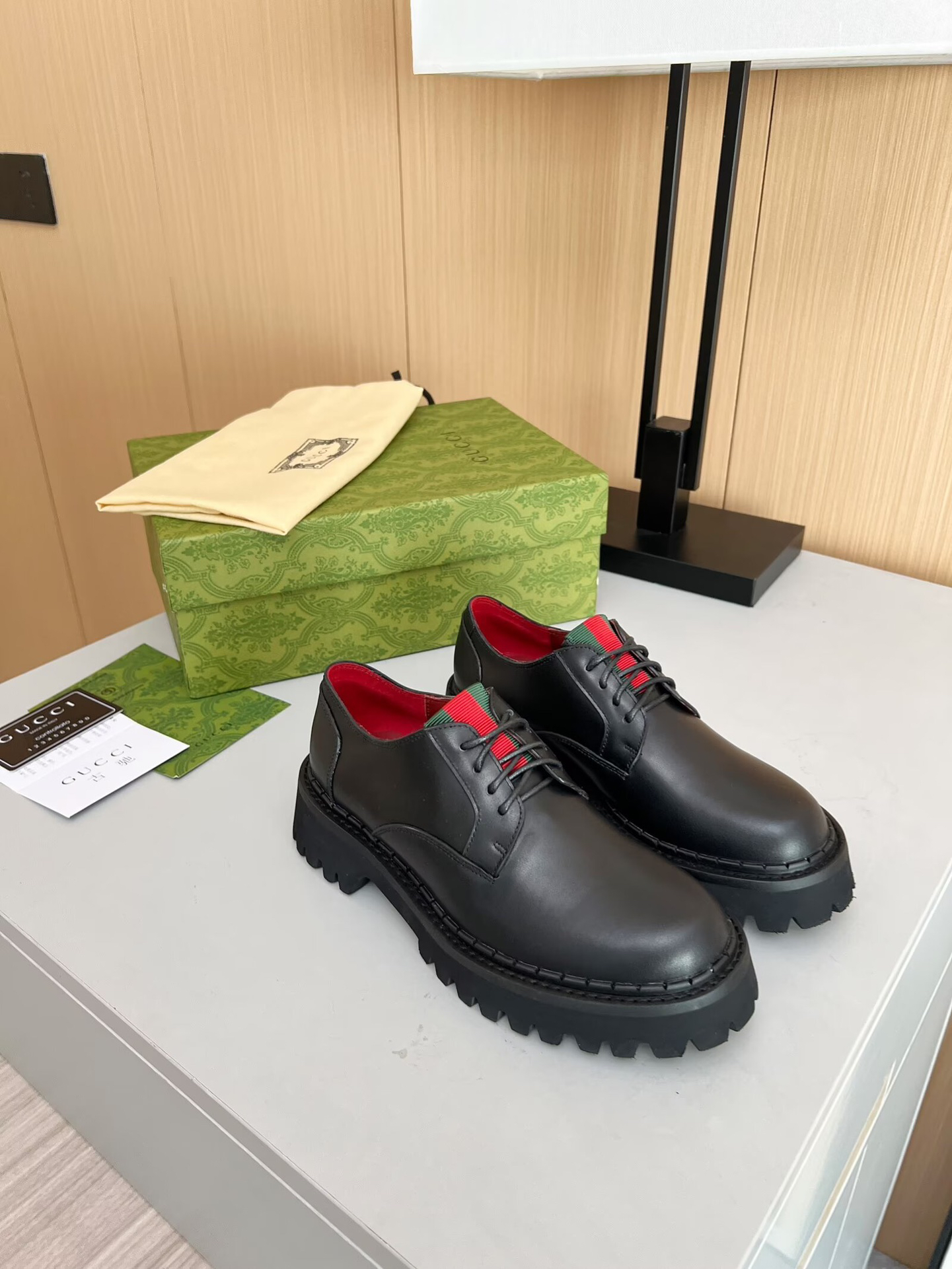 Gucci women's leather shoes-50