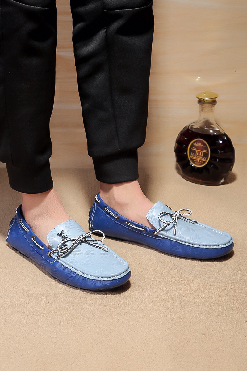 LV women's leather shoes-33