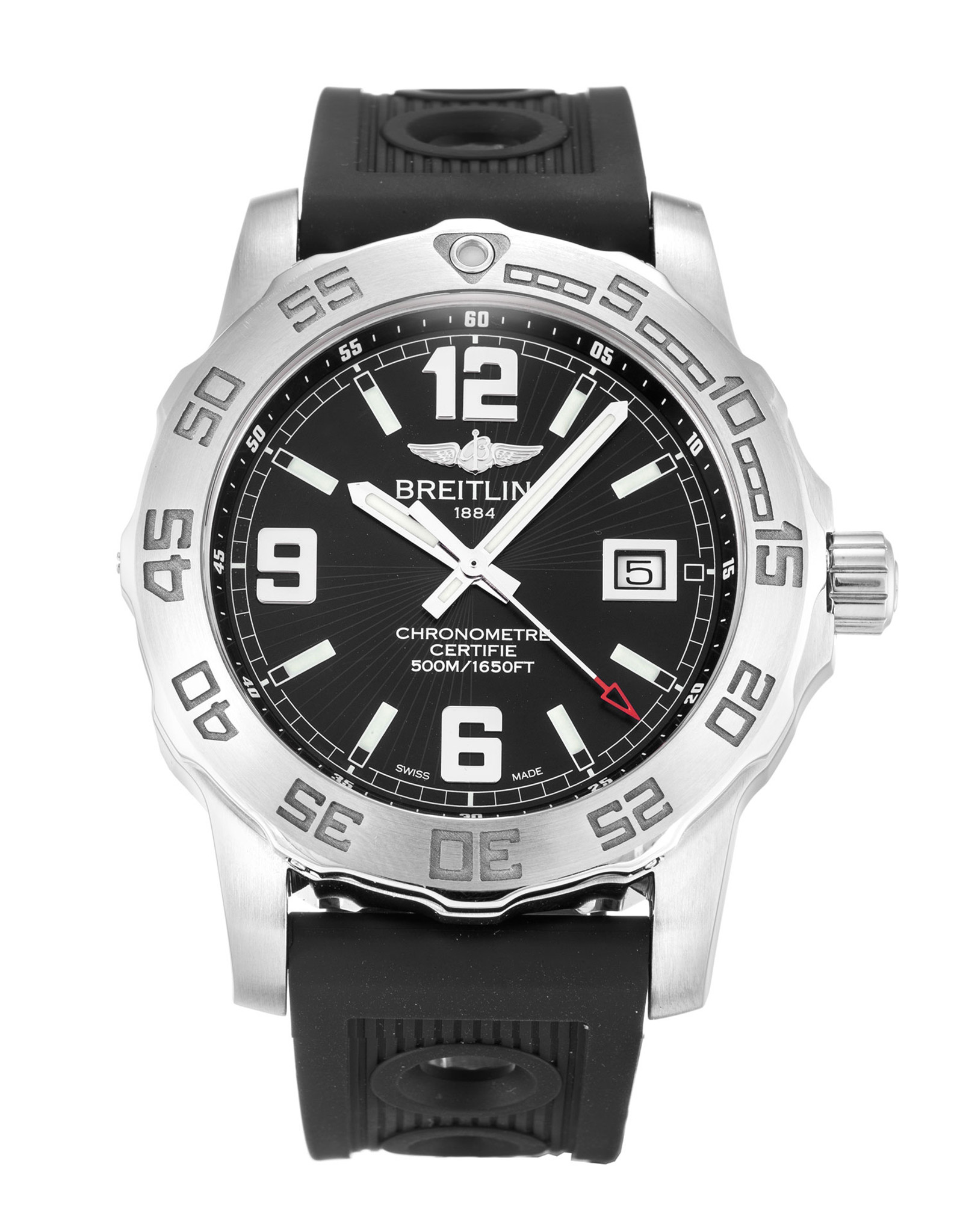 Colt Quartz Black Dial Number Markers A74387
