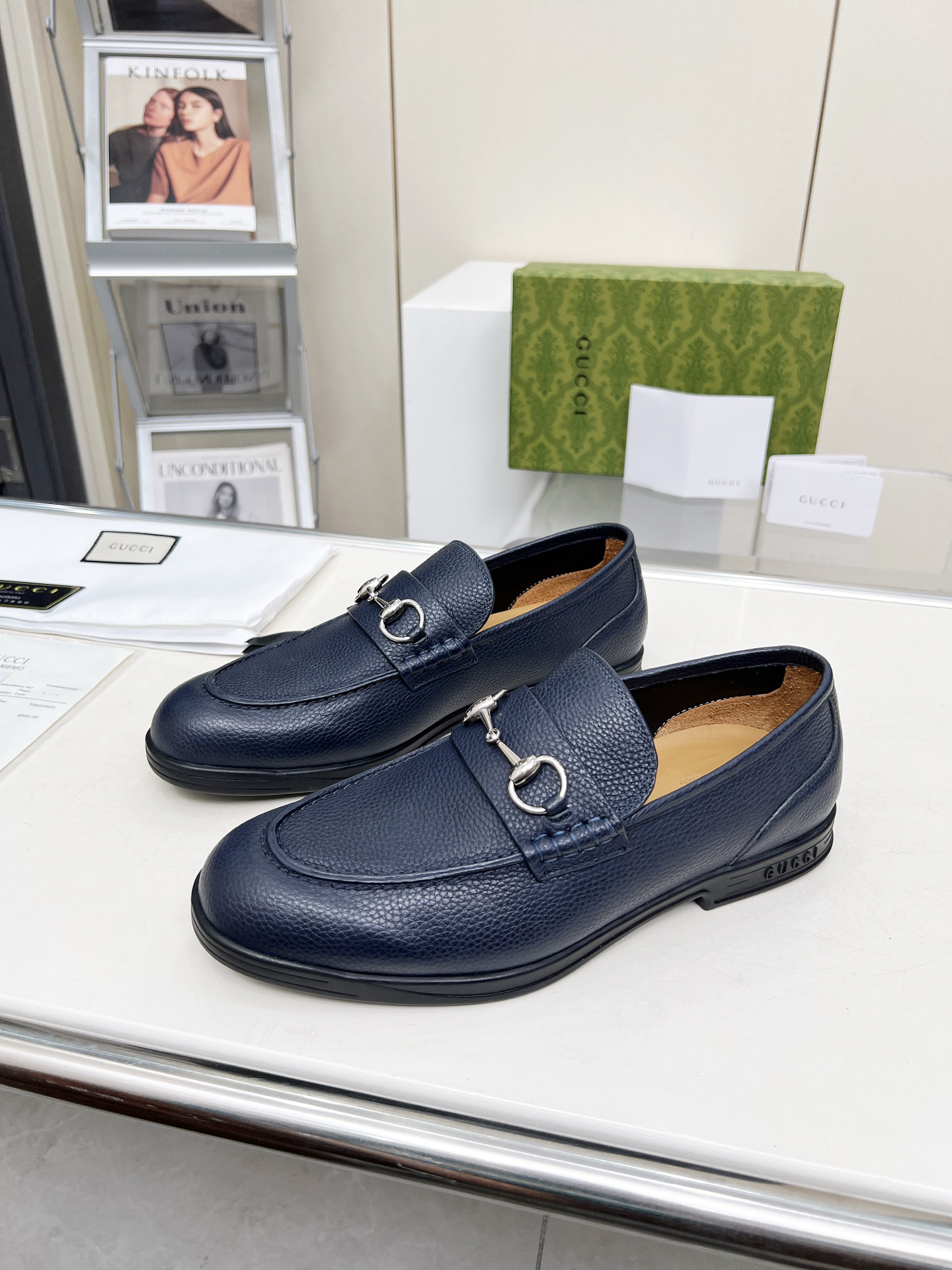 Gucci women's leather shoes-60