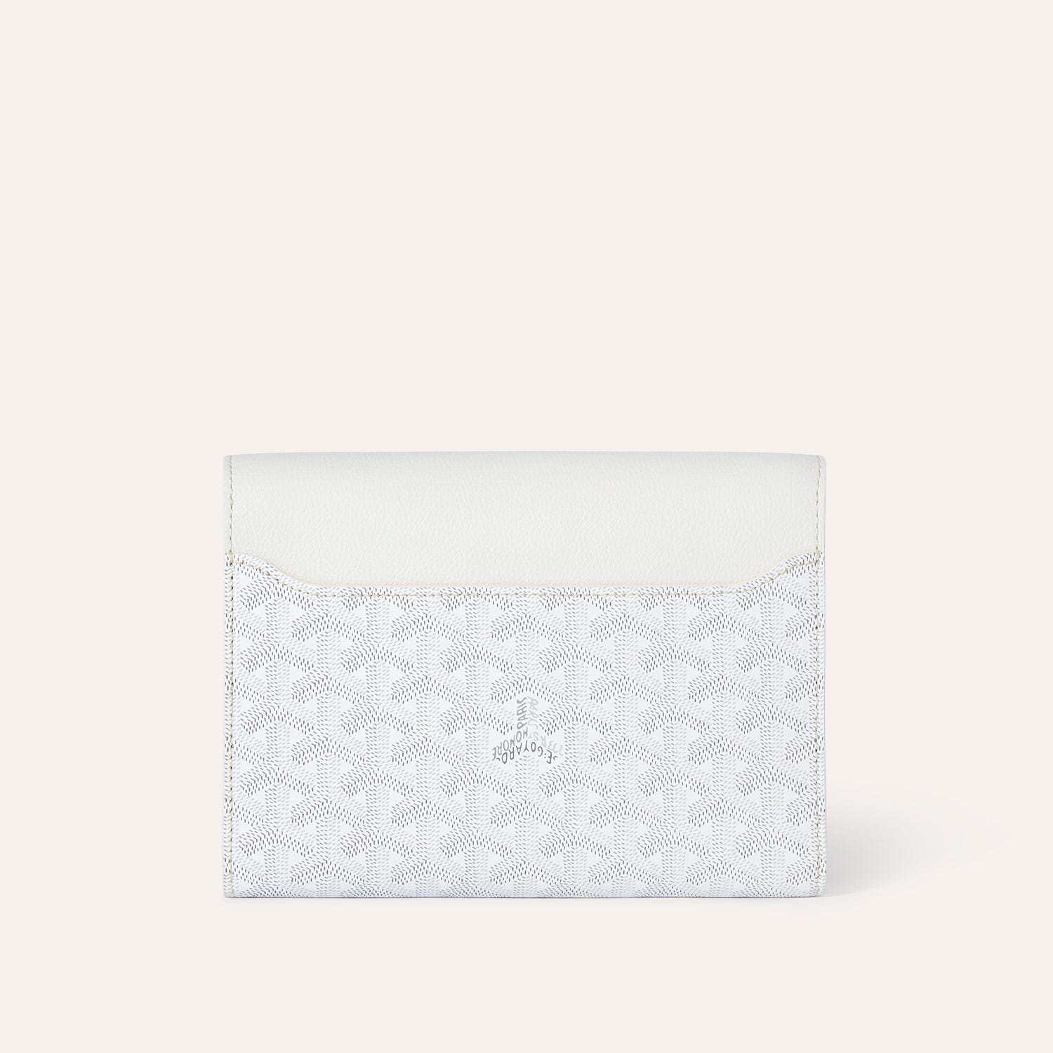 Chypre Wallet-Pouch Stripes and Initials