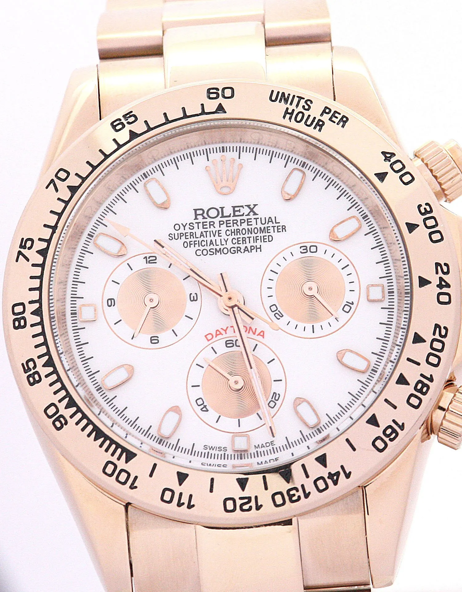 Daytona White Dial 116505