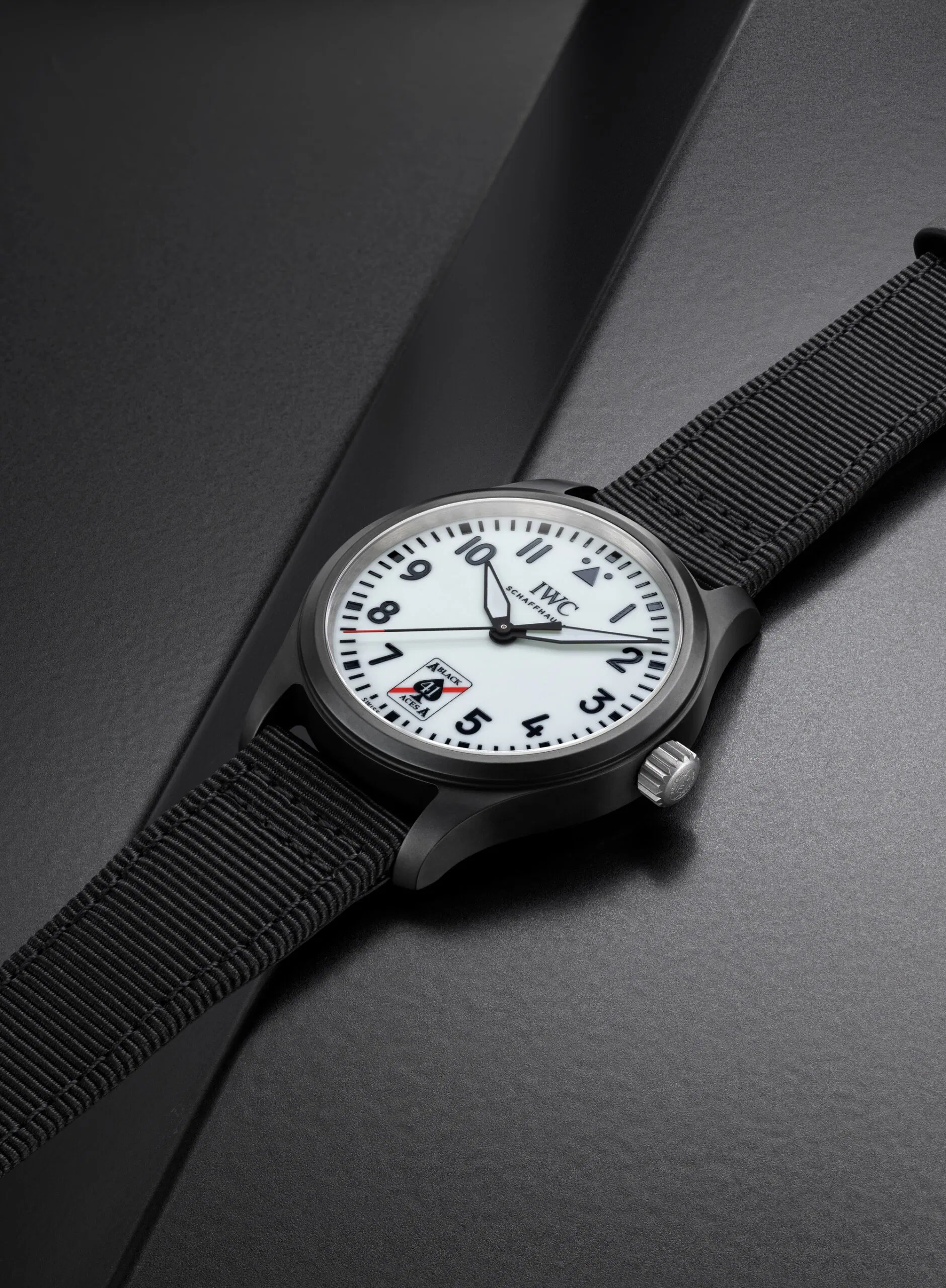 Schaffhausen Pilots watch automatic 41 black aces iw326905