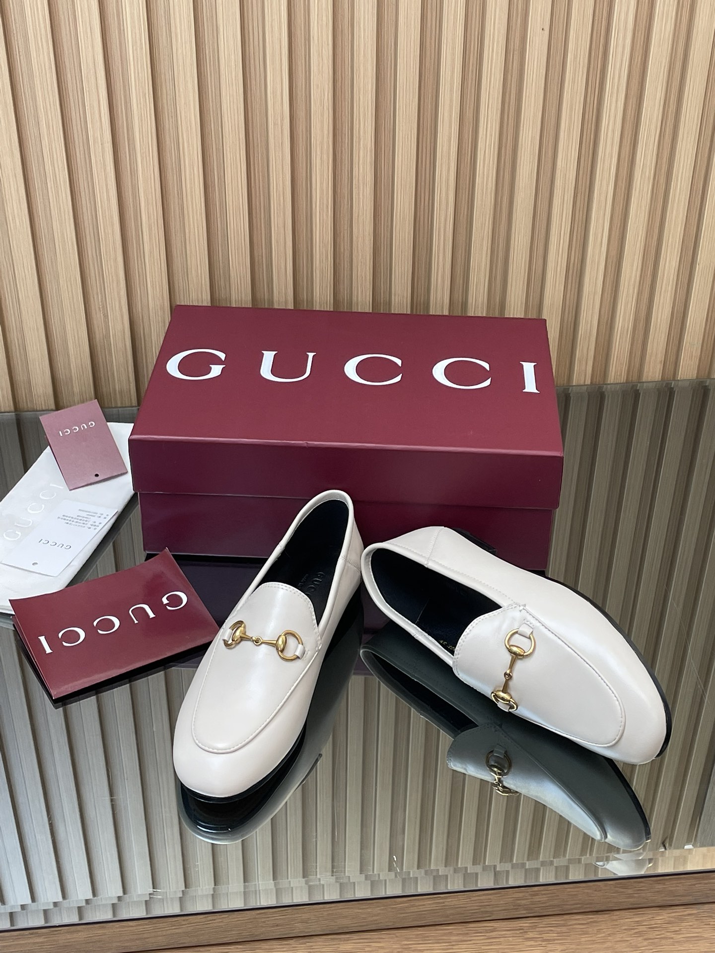 Gucci women's leather shoes-45