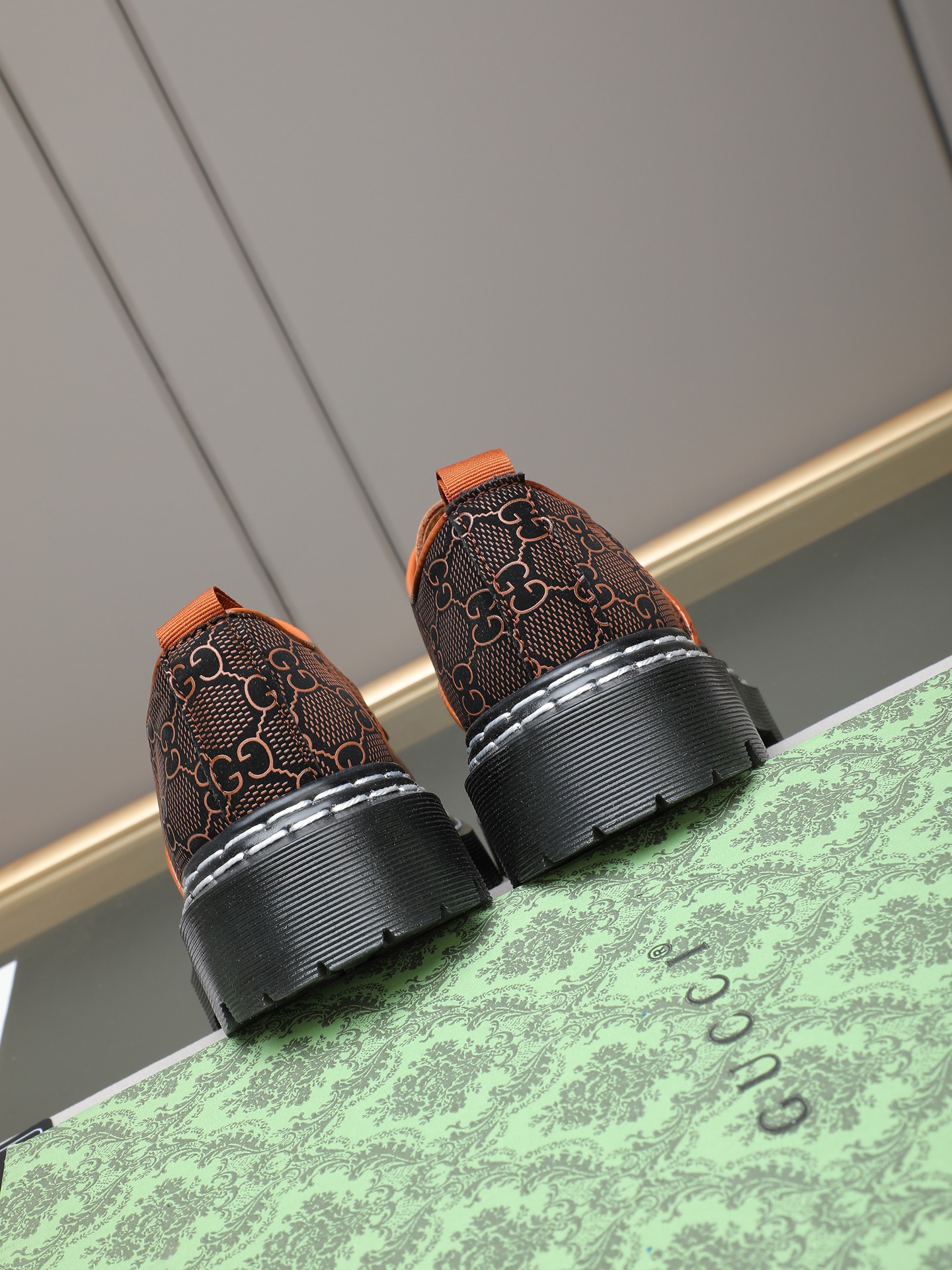 Gucci men's leather shoes-50