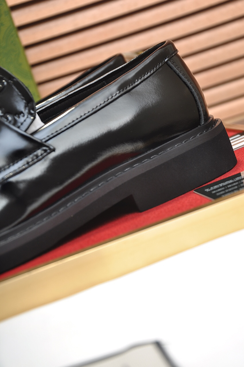 Gucci men's leather shoes-67