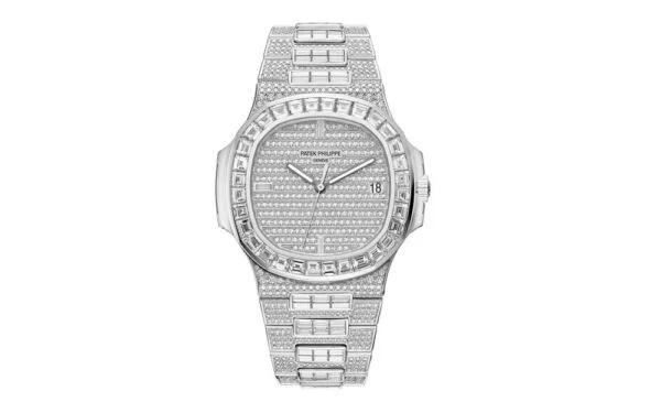 Nautilus 5719/10G-010 Date, Sweep seconds 40 mm,White gold