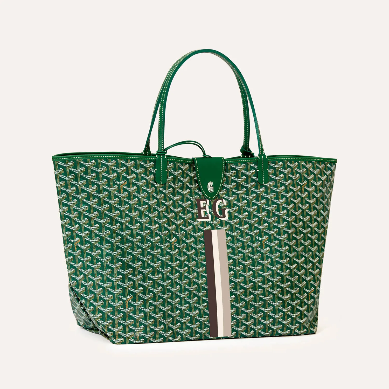 Saint Louis GM bag Stripes and Initials