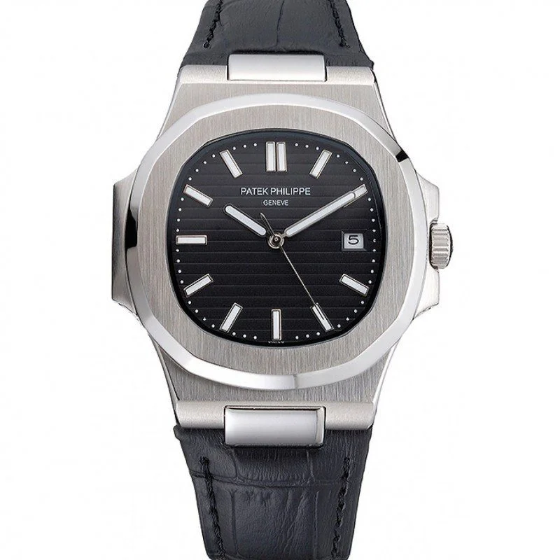 Nautilus 5711G-001 Dial Black 40 mm, Stainless Steel