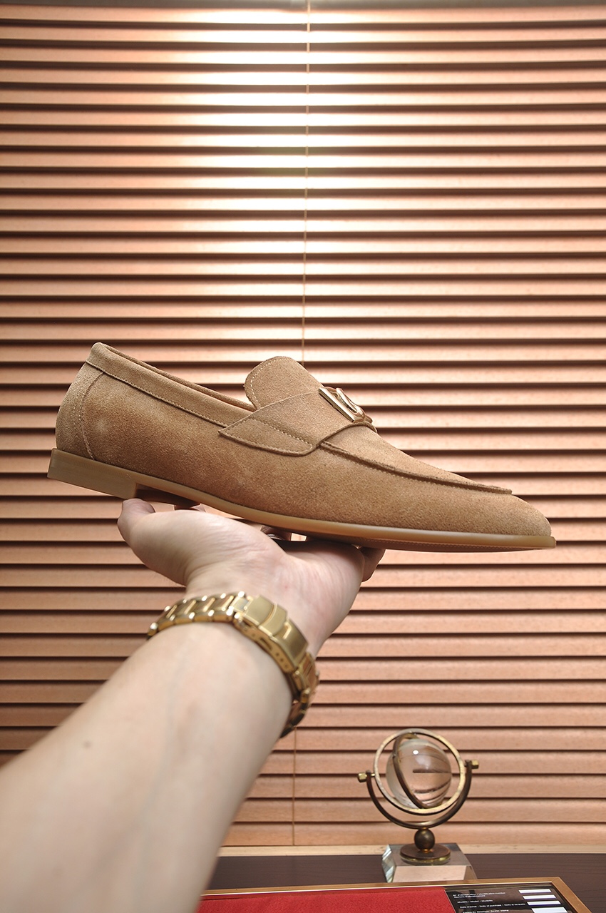 D&G men's leather shoes-85
