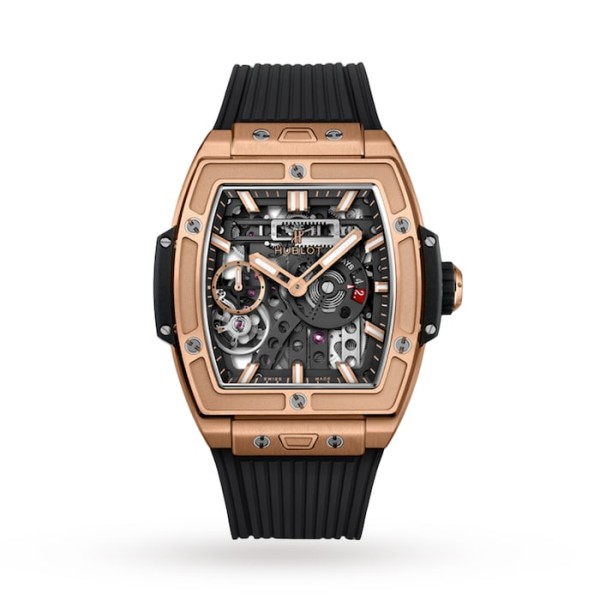 Spirit Of Big Bang Men Automatic Black Rubber Watch 614.OX.1180.RX