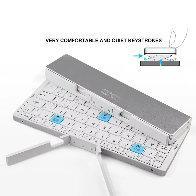 Mini Folding Bluetooth Wireless Keypad