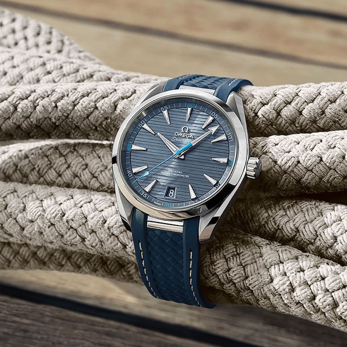 Seamaster Aqua Terra 150M Mens Blue Dial 41mm Automatic Co-Axial Watch