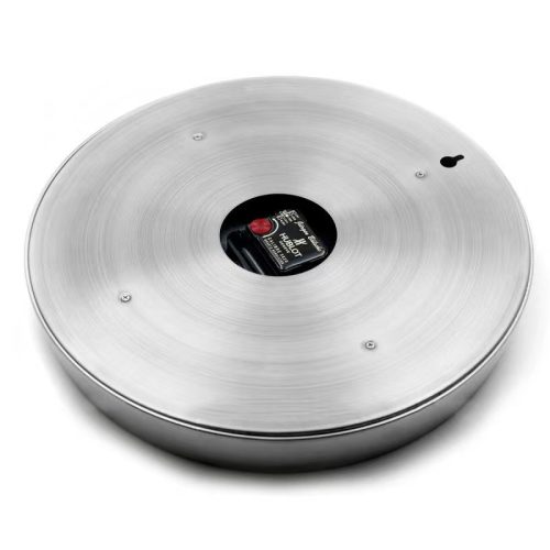 big bang wall clock silver black