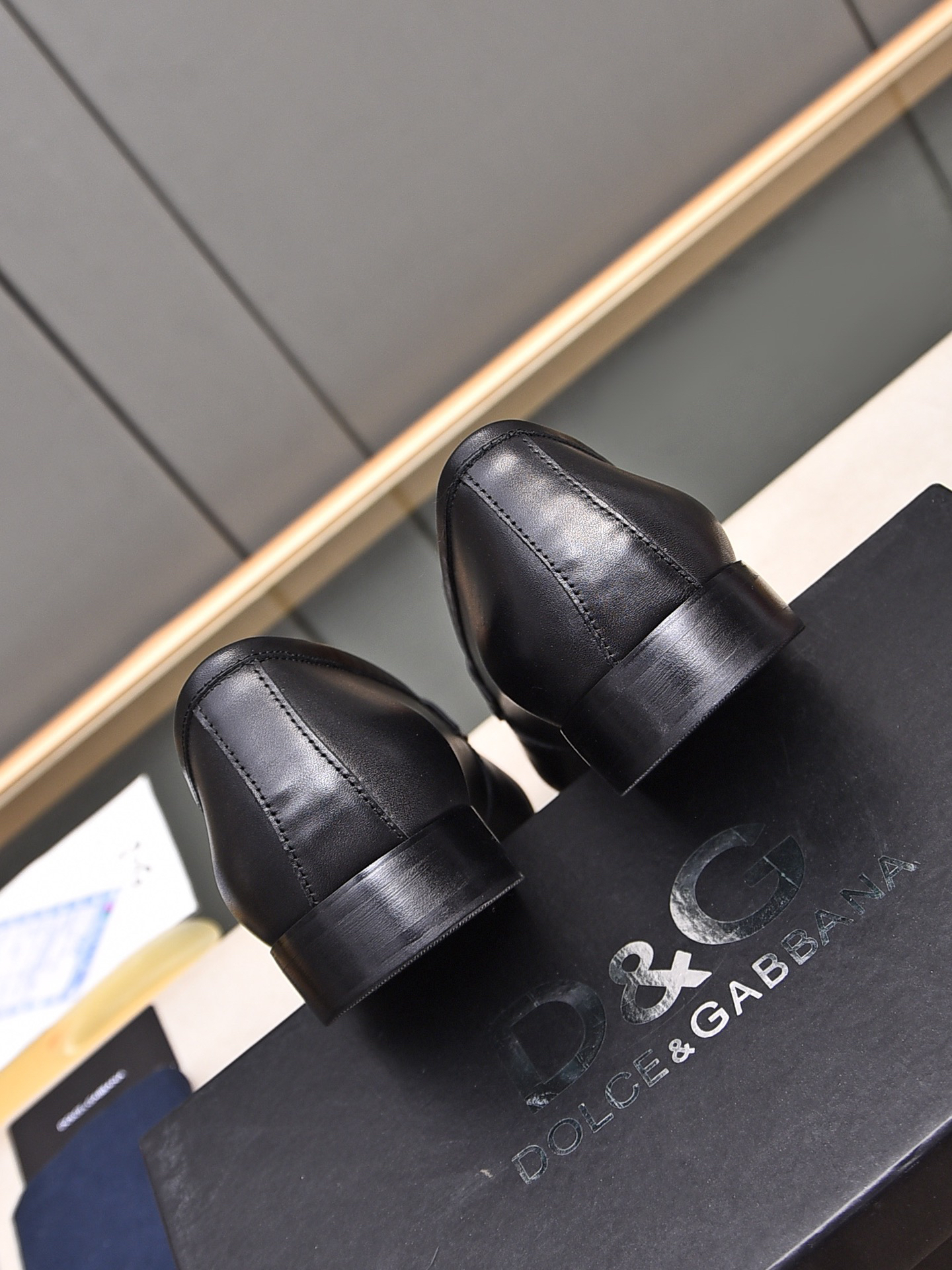 D&G men's leather shoes-67
